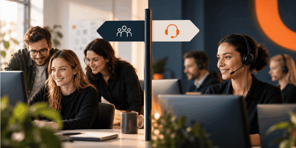 the difference between outsourced and in-house customer service
